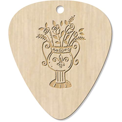 Azeeda 7 x ‘Fleurs dans Un Vase’ médiator/pic de Guitare (GP00026976) - Les Beatles, Paul McCartney, John Lennon, RIngo Starr, George Harrison Azeeda 7 x 'Fleurs dans Un Vase' médiator/pic de Guitare (GP00026976)