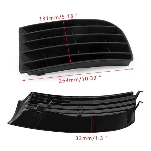 Grilles avant pour Golf MK5 2005-2008 calandre de protection - 6