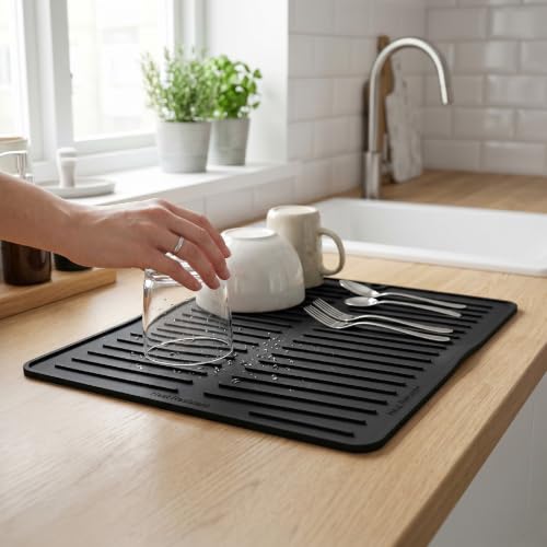 Tapete de drenaje de cocina a prueba de calor y secado rápido Zunate 8