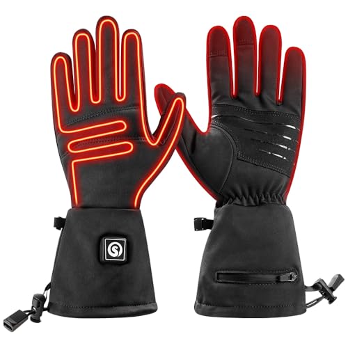 sports heated ski gloves