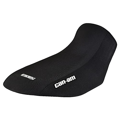 Enjoy Mfg Seat Cover - Compatible Fit for 2007-2011 Can Am Renegade 500 Renegade 800 Gen 1 Logo - #260 (All Black Standard)