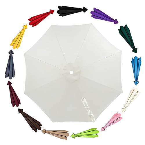 Auvent de remplacement pour parasol de terrasse en tissu durable