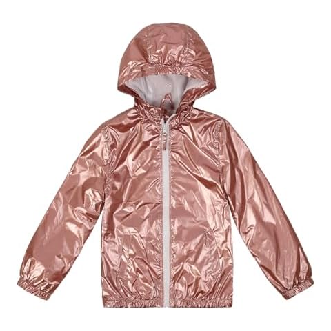 JOYSON Girls Waterproof Lightweight Rain Jacket Cover