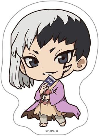 Dr. STONE Die Cut Sticker Asagirigen