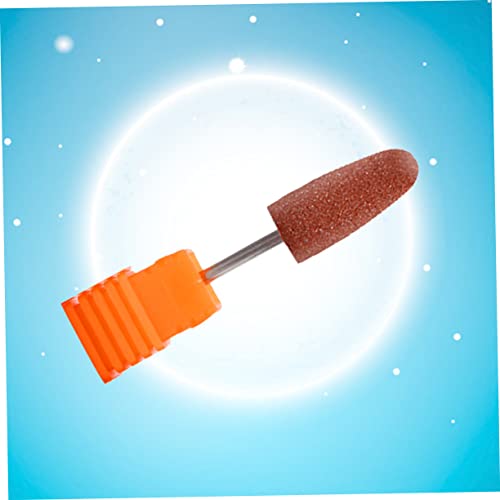NOLITOY 2pcs Puntas de Pulido de Uñas de Silicona miniatura 7