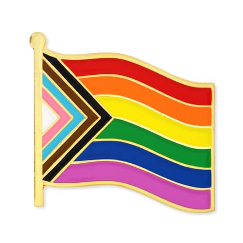 Image of PinMart Gay Pride LGBT Enamel Lapel Pin