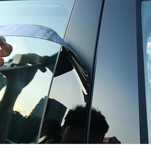 Pegatinas para postes de coche con ajuste preciso para Hyundai Santa Fe 2