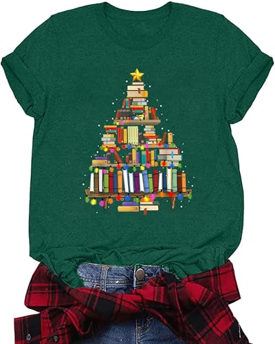 Christmas Teacher Shirt for Women C...