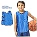 Toyvian 6Pcs Blue Vests for Breathable Training Waistcoats for Soccer and Basketball Practice Lightweight and Comfortable Pinnies for Unrestricted Movement