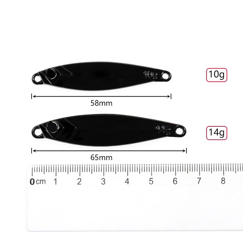 15 pesas jig hundibles metálicas para pesca 7-14g miniatura 2