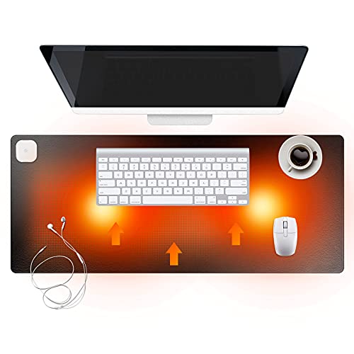 マウスパッド 加熱 デスクパッド 3段階温度制御 10秒速熱 4時間に自動停止 多重保護 ゲーム PCパッド 暖かい 拡張版 ノートパソコンマット 多機能 防水防塵 滑り止め 耐油性 加熱されたフットウォーマー 無毒無味 安全安心 四季通用 オフィス、家庭、学校、業務用(ブラック) マウスパッド 加熱 デスクパッド 3段階温度制御 10秒速熱 4時間に自動停止 多重保護 ゲーム PCパッド 暖かい 拡張版 ノートパソコンマット 多機能 防水防塵 滑り止め 耐油性 加熱されたフットウォーマー 無毒無味 安全安心 四季通用 オフィス、家庭、学校、業務用(ブラック)