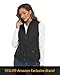 YESLIFE 2025 Black Women's Outwear Quilted Vest With One Inside Pocket - Stand Collar Lightweight Padded Gilet for Women XL