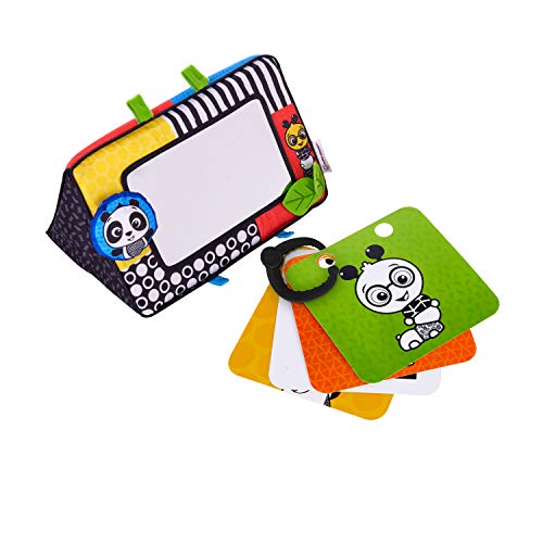 Baby Einstein Flip for Art High Contrast Floor Activity Mirror with Take Along Cards, Tummy Time Play, Newborn+ by Baby Einstein - Used condition - US$8.13