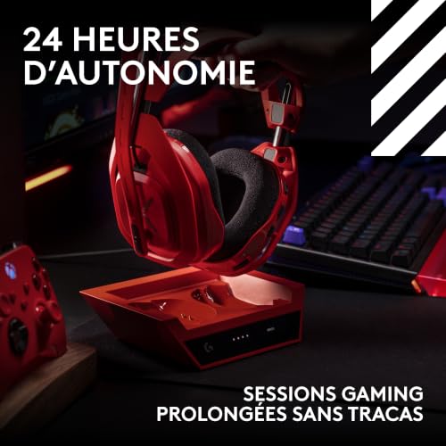 Casque gaming sans fil Logitech G Astro A50 X Bluetooth 2 4 GHz HDMI 4K 120 Hz - vue 7