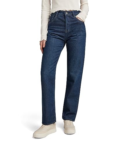 G-Star Raw Jeans Viktoria High Straight Para Mujer, Azul Worn In Aster Blue D23959-D503-G115 , 32w 34l G-Star Raw Jeans Viktoria High Straight Para Mujer, Azul Worn In Aster Blue D23959-D503-G115 , 32w 34l