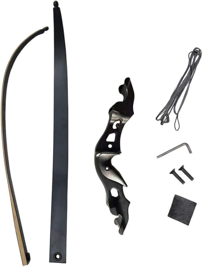Nema-Right Hand Archery Recurve Bow - 55 lbs - Black 4