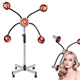 lampade parrucchieri usate 【Design umanizzato】: l'altezza della barra di supporto può essere regolata a 42,52-51,97 pollici, quindi è adatta a clienti di diverse altezze. Inoltre, ogni tubo di cipolla può essere piegato e regolato liberamente per soddisfare le diverse esigenze.