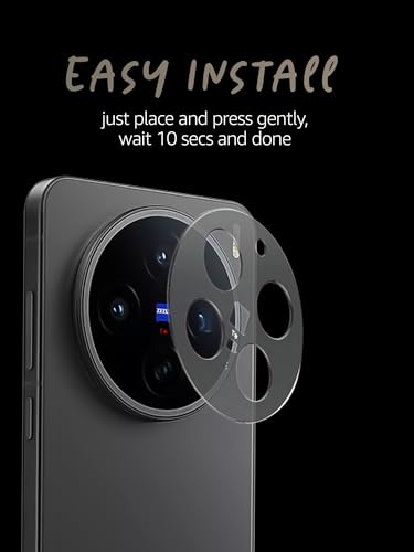 Image of Lensarmor Compatible with Vivo X200T Camera Lens Protector (1 Pack) - Premium 9H Tempered Glass, Military-Grade Protection, Ultra-Clear Transparency & Case-Friendly Design