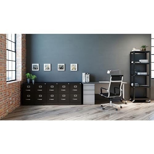 Lorell 60194 2-Drawer Vertical File,w/ Lock,15-Inch x26-1/2-Inch x28-3/8-Inch ,Black thumbnail 2