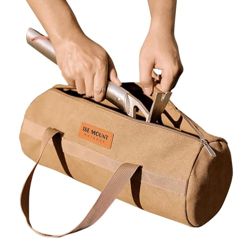 Estacas para tienda de campaña protegidas en bolsa de doble capa portátil 2