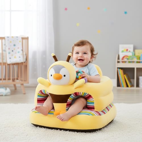 Chaise assise pour bébé support de sol peluche douce pour nourrisson - 4