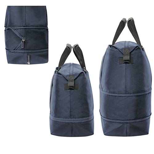 Victorinox Werks Traveler 6.0 Weekender Bag with Zipper Expansion, Blue, 12.6-inch