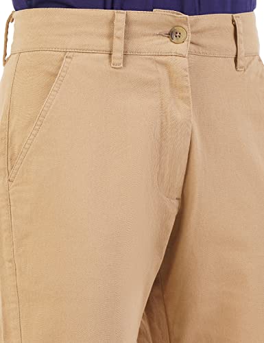 Image of FYLTR Womens Regular Stretch Cotton, Comfortable, Soft Khaki Trousers