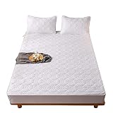 Protector de colchón, hipoalergénico, sábana bajera acolchada para cama, a prueba de polvo, ácaros, tamaño B, 1,2 x 2,0 m, altura 1,6 x 2,5 m