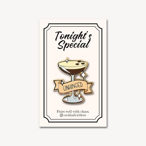Image of Classic Cocktail Cute Enamel Pins for Bartender Aprons, Jackets, Backpacks and Purses, Shirt and Suit Lapels, Button Badges Brooch Fashion Jewelry
