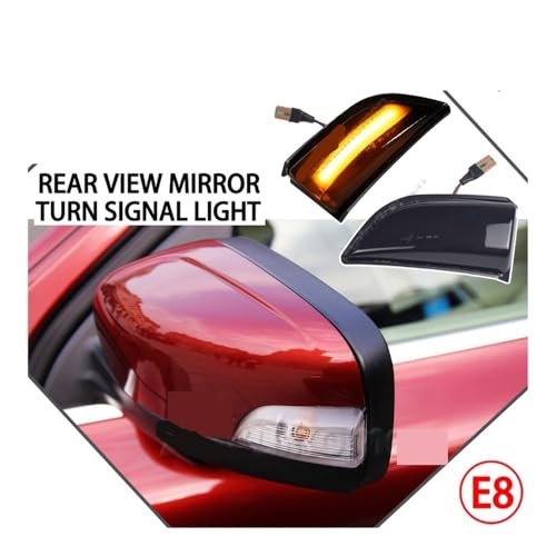 Volvo XC60 2008-2014 Luces Intermitentes Dinámicas Espejo Retrovisor Ámbar 3
