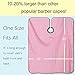 Iusmnur Barber Cape, Professional Hair Salon Cape with Adjustable Metal Clip, Shampoo Hair Cutting Cape for Barbers and Stylists - 55 x 63 inches (Pink)