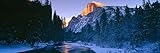 Posterazzi PPI160143S Sunset over Merced River and Half Dome Yosemite California Poster Print, 27 x...