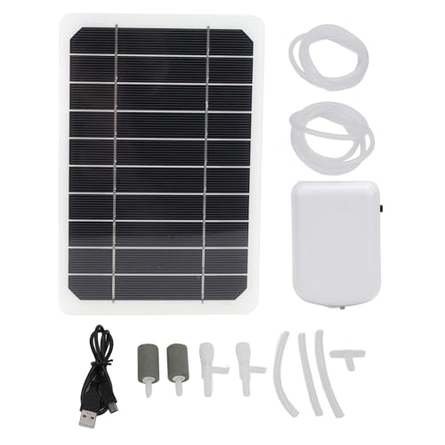 Oxigenador solar para estanque EMUKOEP multifuncional con batería recargable 7