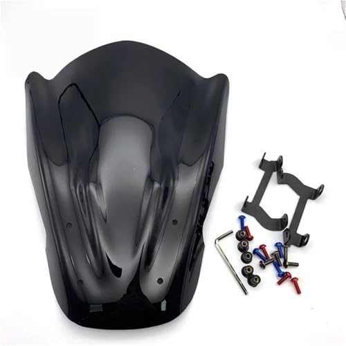 Pare-brise avant MT07 pour réduire le vent accessoires moto FZ07 noir