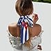 Rmqsyhfz Cute Cuba Flag Hair Scarfs For Women Lightweight Fashion Neck Head Scarves For Hat Handbags Scarf