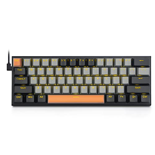 Amazon | e元素メカニカルキーボード61キー 赤軸を採用の