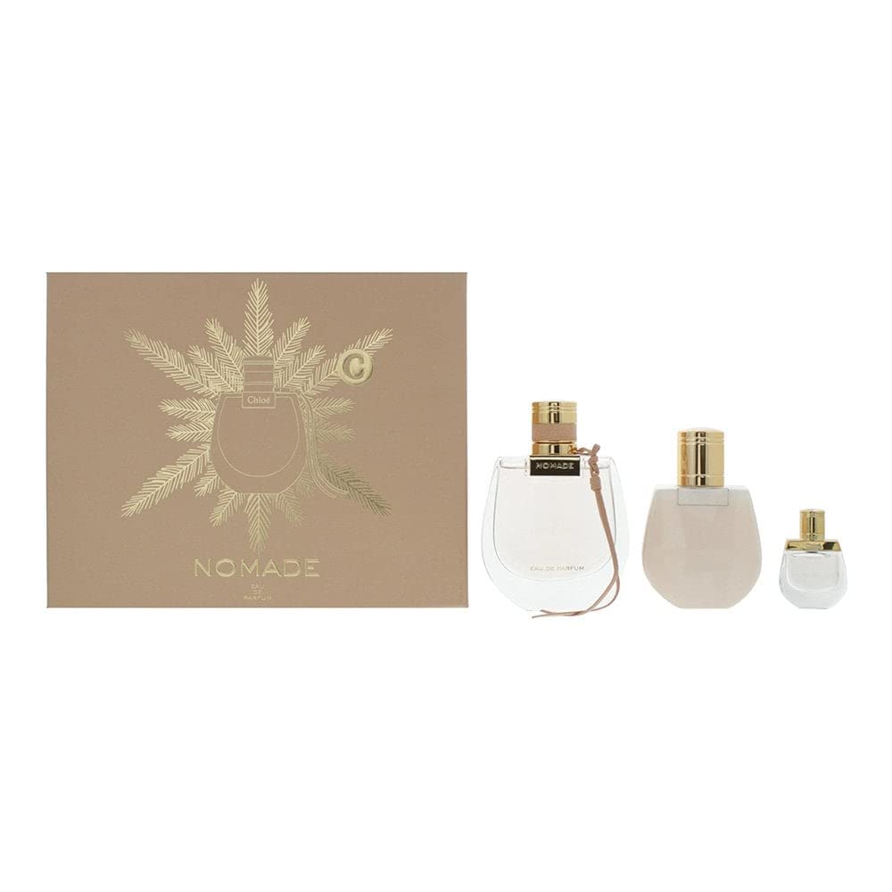 Chloé Nomade Gift Set 75ml EDP + 5ml EDP + 100ml balsam do ciała