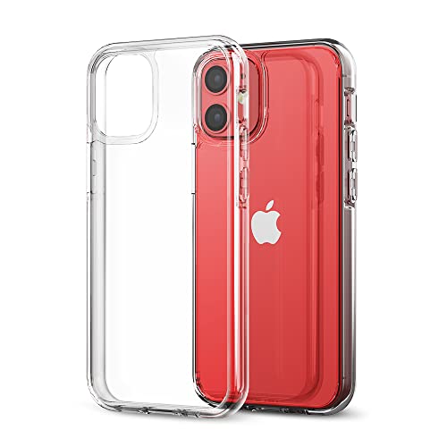 Sinjimoru iPhone 12Mini クリアケース TPU+PC素材のiPhoneケース 衝撃吸収 スクラッチ防止 指紋防止 耐衝撃 薄型デザイン ワイヤレス充電対応 AirClo for iPhone 12Mini