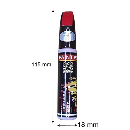 Car Scratch Remover Red Easily Repair Car Scratch Repair Remover Car Touch Up Paint Scratch Repair For Vehicles Auto Paint Scratch Remover (Red) #TOP6