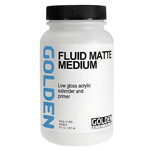 Golden Acrylique moyen : FLUID MATTE moyen 237 ml
