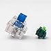 2Duck Outemu Large Clicky Switch, Interruttore Blu Trasparente 8:1, Giocattolo per Dita Sollievo dallo Stress E Dall'ansia, Tastiere Meccaniche Non Utilizzabili (Size : 5pcs)