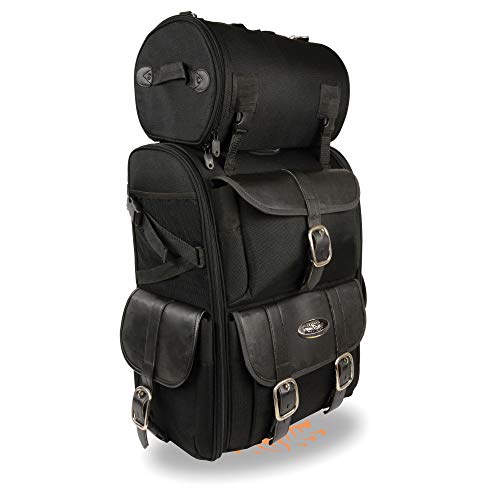 Milwaukee Performance SH67301 X-Large Black Textile 2-Piece Touring Motorcycle Pack - One Size