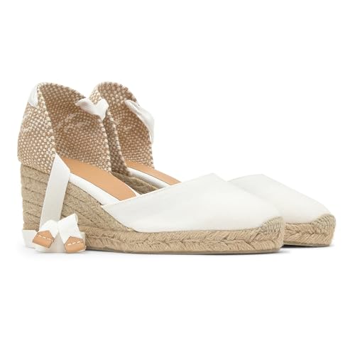 Image of Castaner | Espadrille with Wedge Carina Made in Canvas 7 cm | Woman