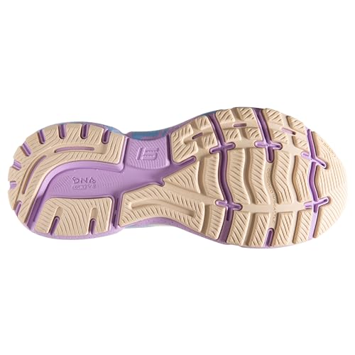 Brooks Brooks Women's Ghost 15 Neutral Running Shoe - White/Vista/Lavendula - 5 Medium