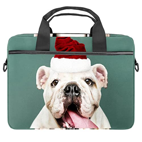 Funda bandolera de laptop 13.3 para ir a la universidad con estilo de bulldog
