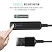 MoKo [2-Pack Charger with Reset Button Compatible with Fitbit Flex 2, Replacement USB Charging Cable Cradle Dock Adapter for 2016 Flex 2 Fitness Wristband, NOT FIT Fitbit Flex, Black