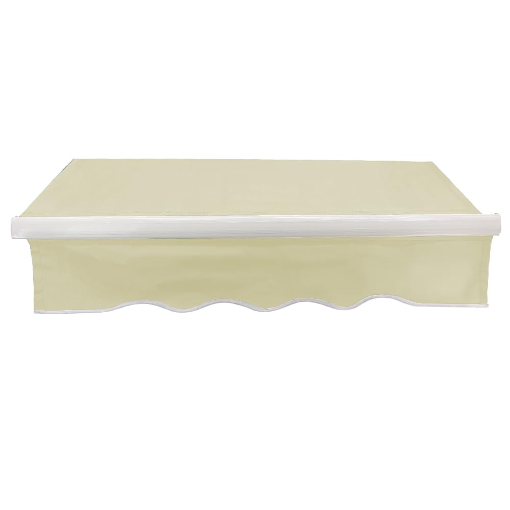 Green Bay Cream Garden Awning Replacement Fabric Top Cover - 4.5m x 3m