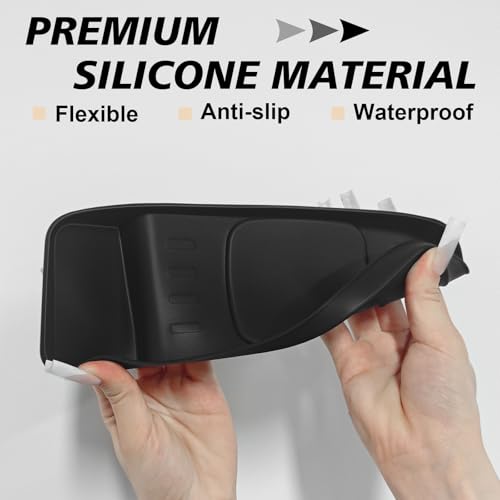 Image of Muslogy Center Console Inserts Compatible with 2026 Hyundai Palisade Accessories Center Console Wireless Charger Protective Mat Liner Anti-Slip Silicone Phone Charge Area Charging Protection
