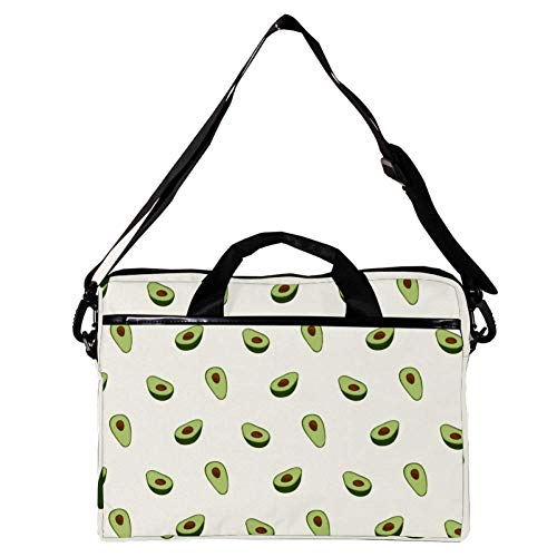 Maletín portátil 14 a 15 pulgadas estampado aguacate con bandolera 2