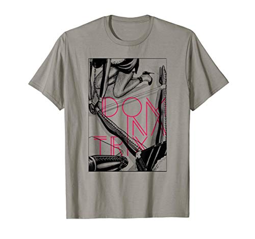 Entusiastas de la esclavitud Dominatrix. Lencería de cuero Camiseta
